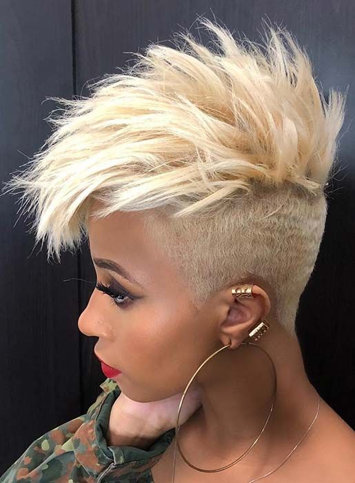 Blonde Mohawk BLACK WOMEN | Beauty Birdie