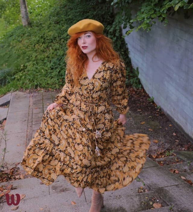 Boho Maxi Dresses ginger | Beauty Birdie