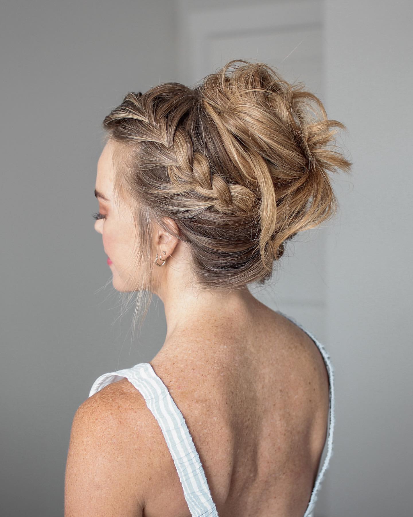 Braided Chignon Messy Bun | Beauty Birdie