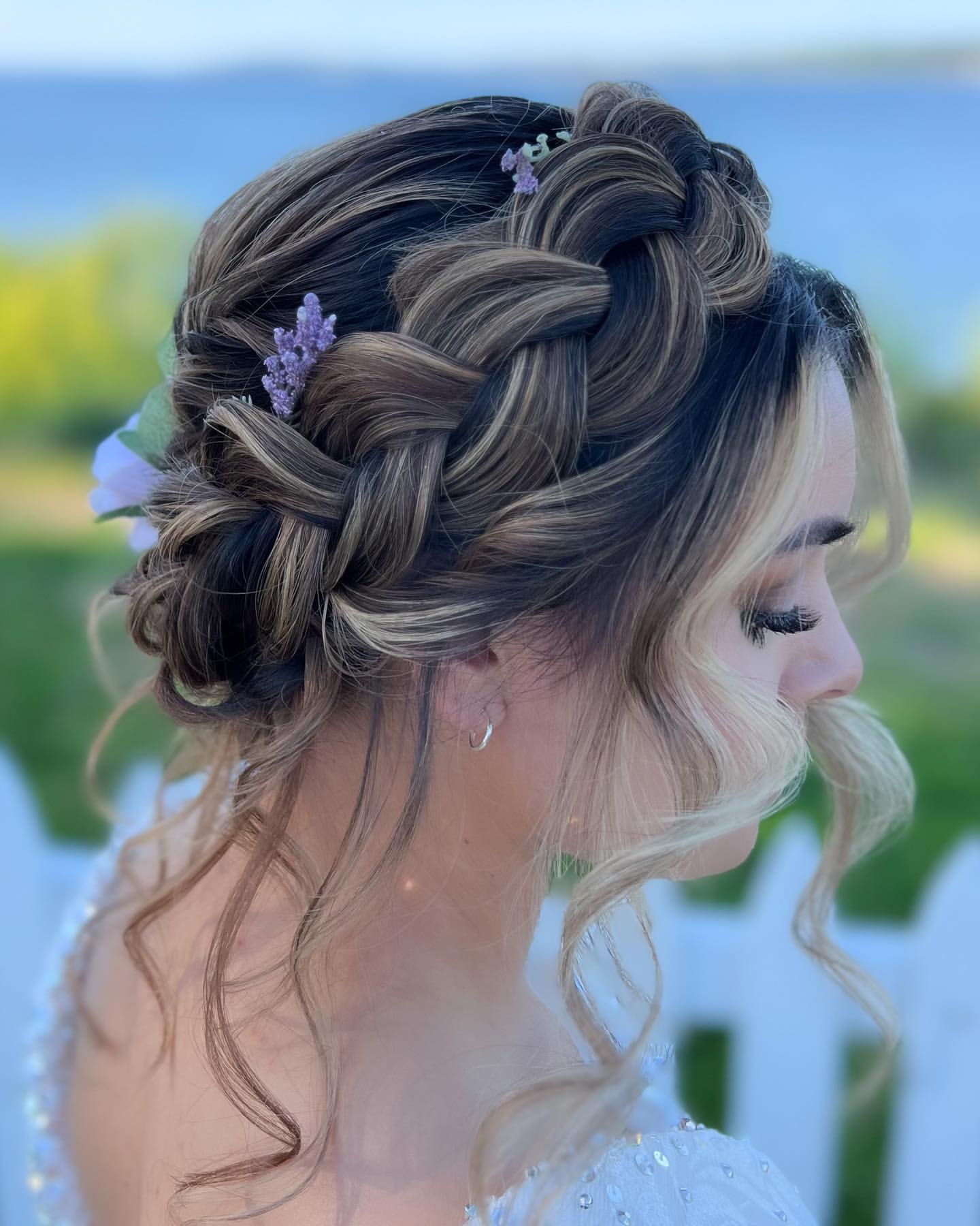 Braided Crown wedding | Beauty Birdie