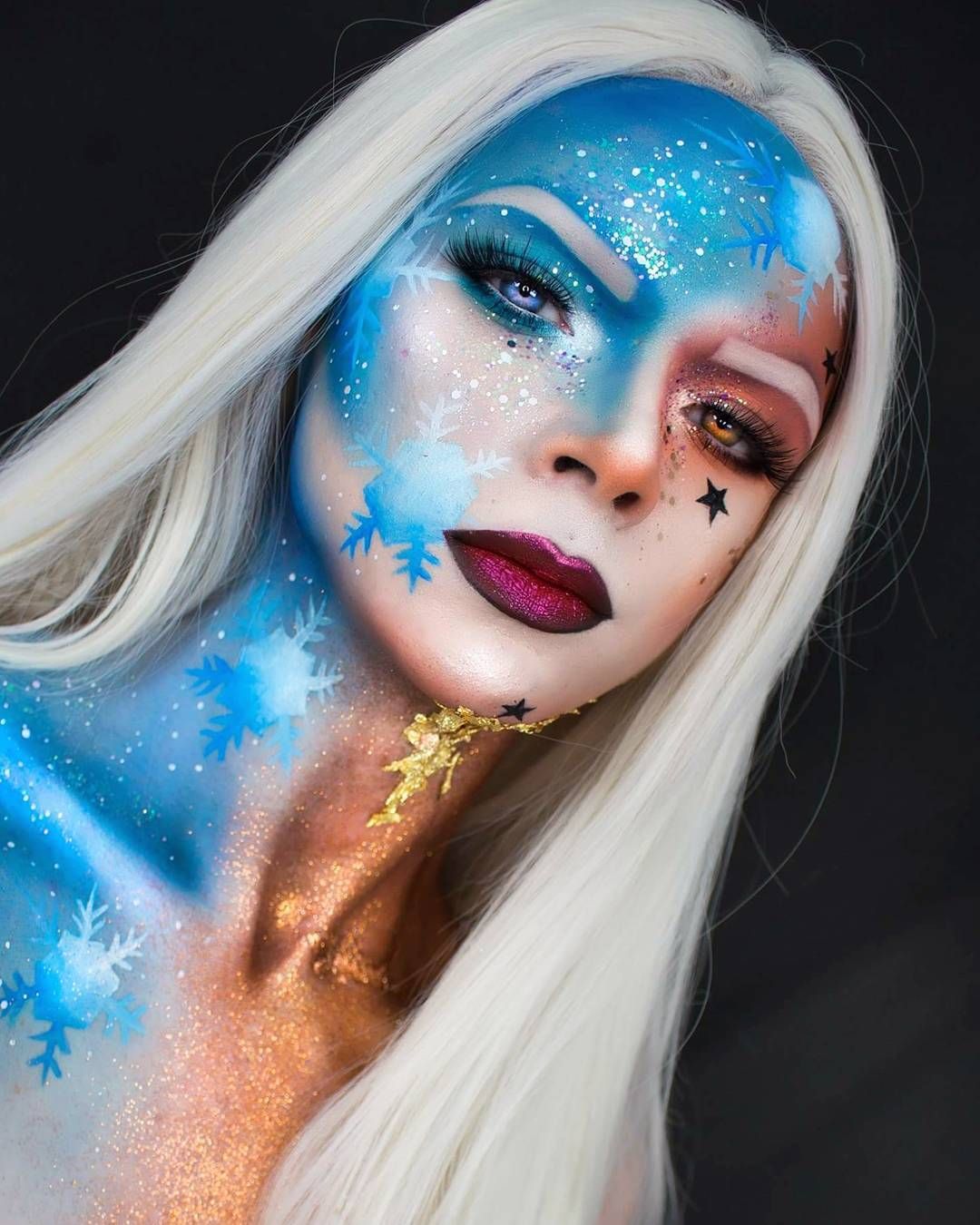 Fire and Ice Makeup 2 | Beauty Birdie