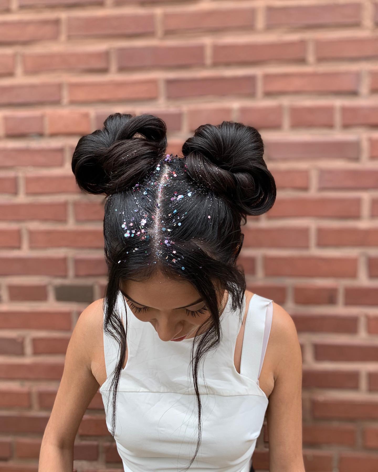 Glitter Space Buns | Beauty Birdie