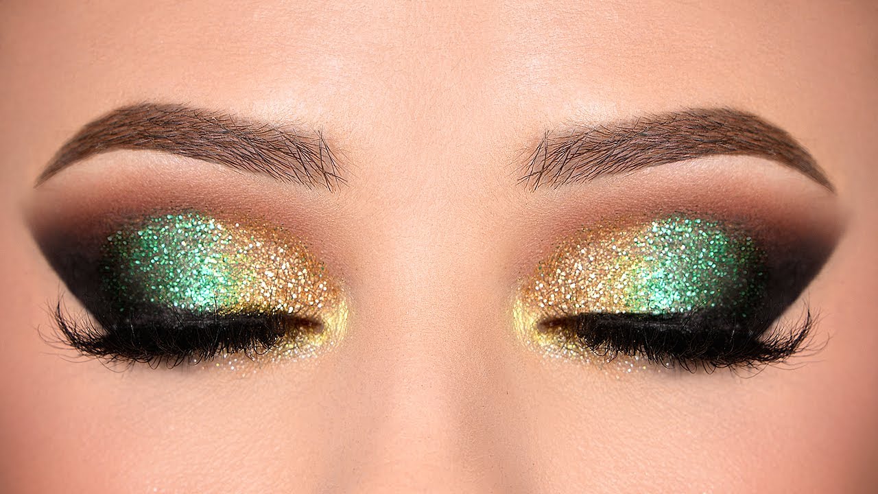 Gold and Green makeup | Beauty Birdie