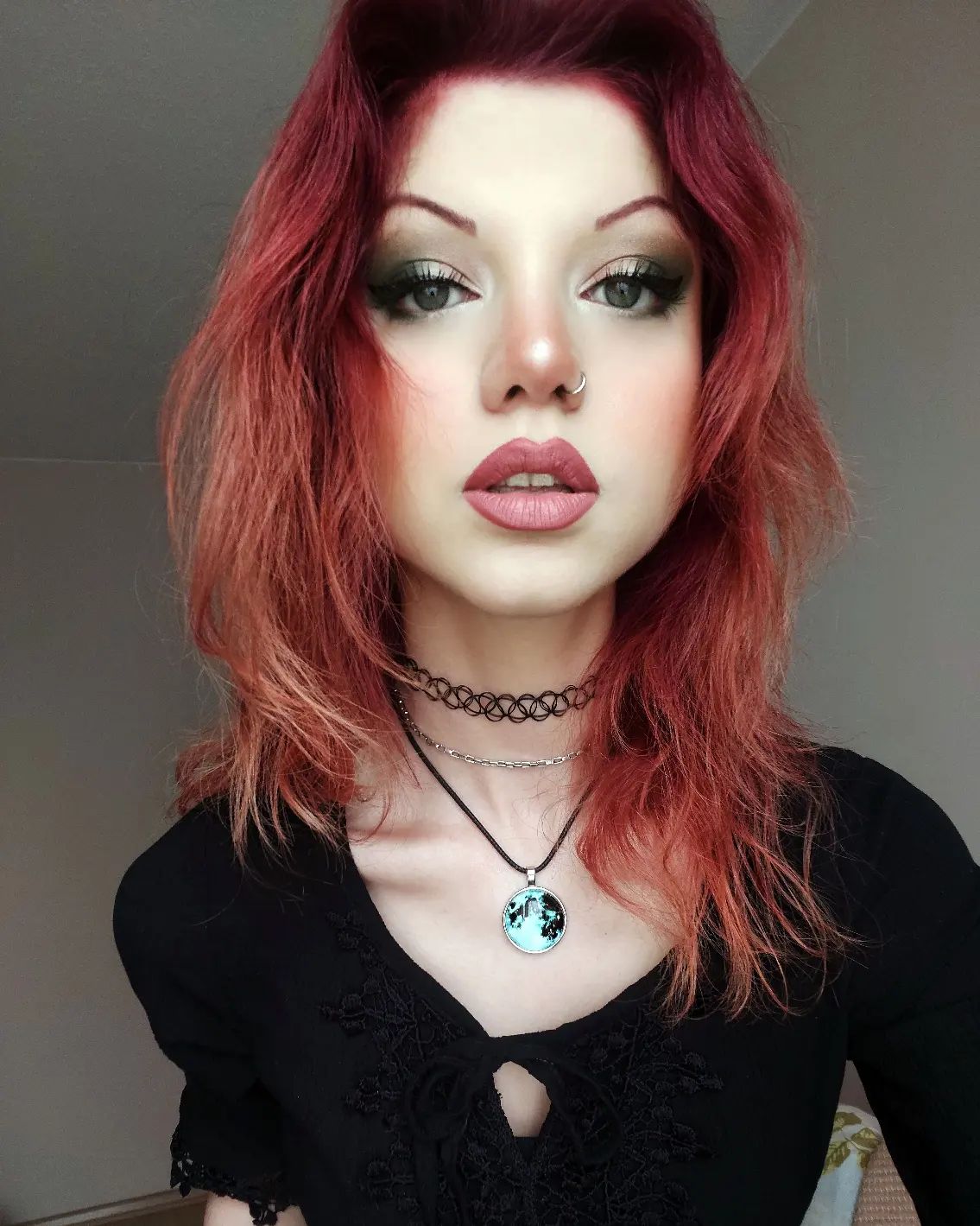 Gothic Blood Red Hair | Beauty Birdie