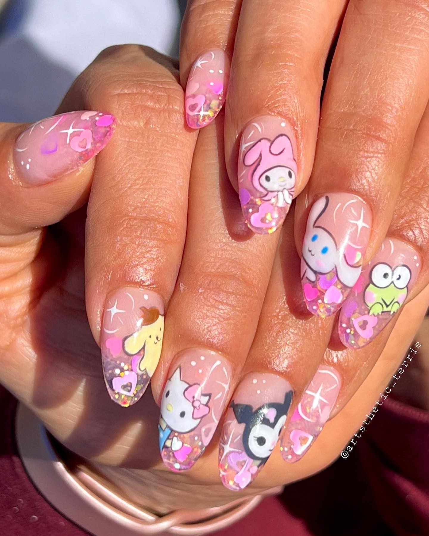 Hello Kitty and Friends Nails | Beauty Birdie