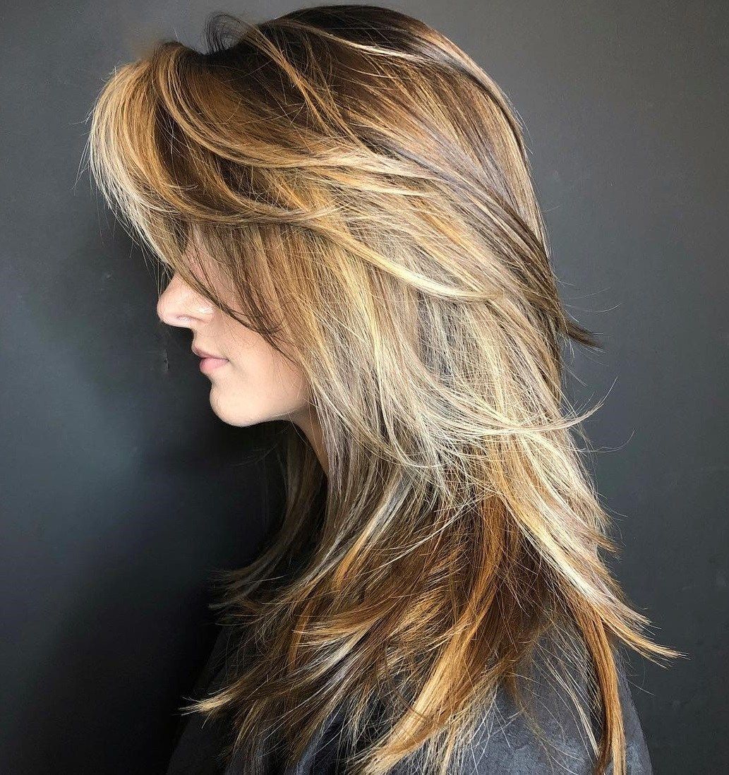 Long choppy layers | Beauty Birdie