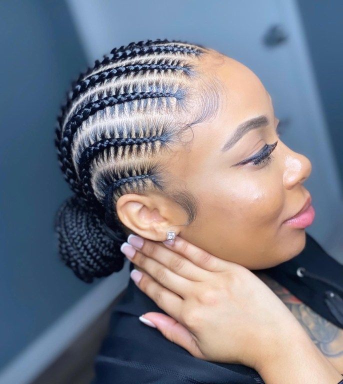 Low Bun with Braids | Beauty Birdie