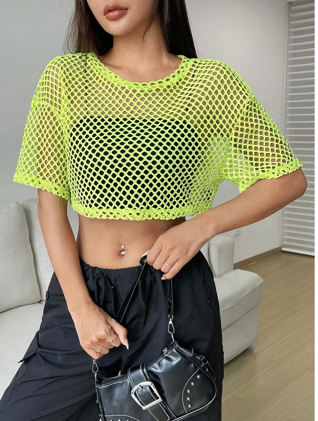 Neon Fishnet Tops | Beauty Birdie