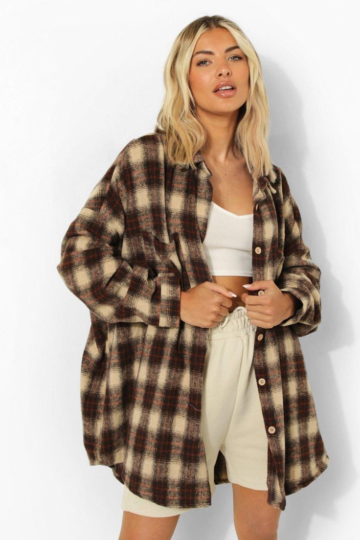 Oversized Flannel | Beauty Birdie