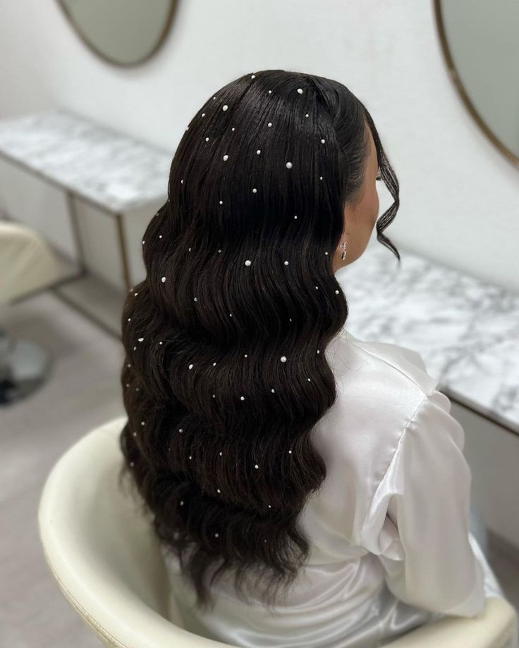 Pearl Studded Waves | Beauty Birdie