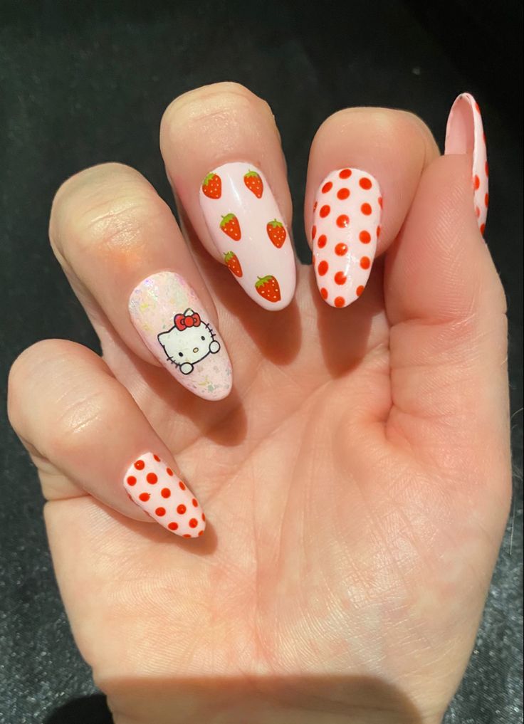 Polka Dot and Hello Kitty Accents | Beauty Birdie