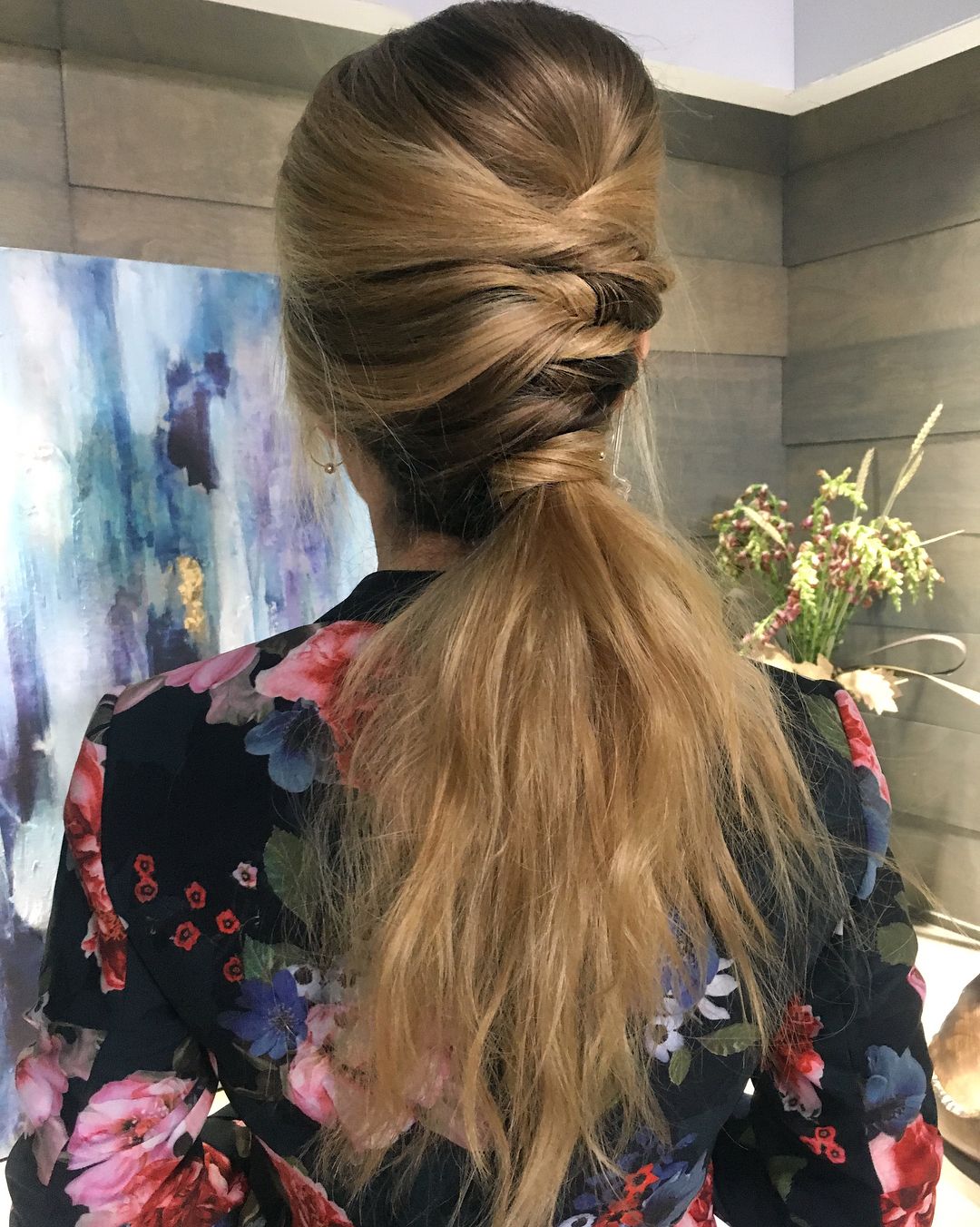 Ponytail with a Twist busymornings | Beauty Birdie