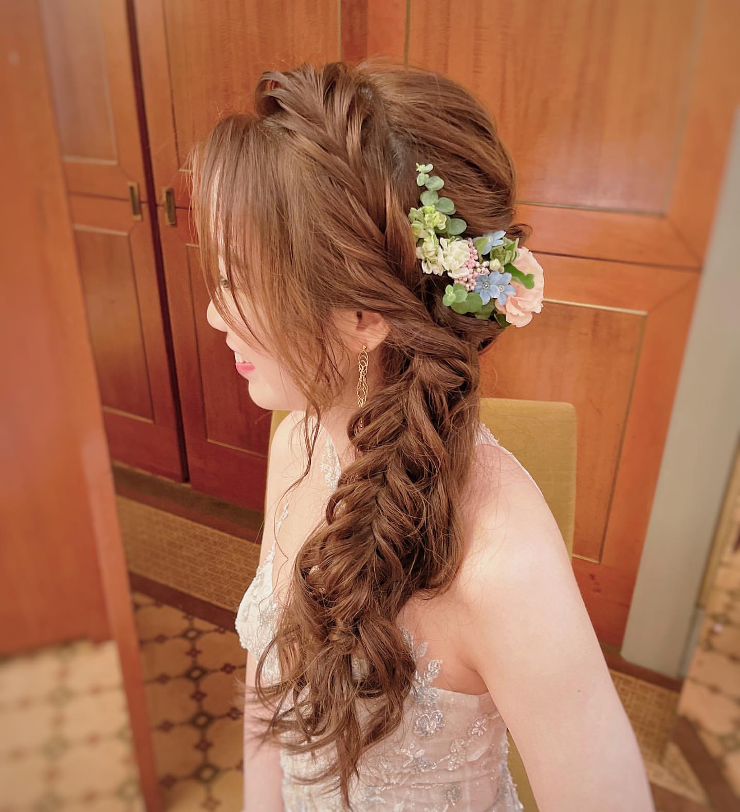 Side Braid weddings | Beauty Birdie