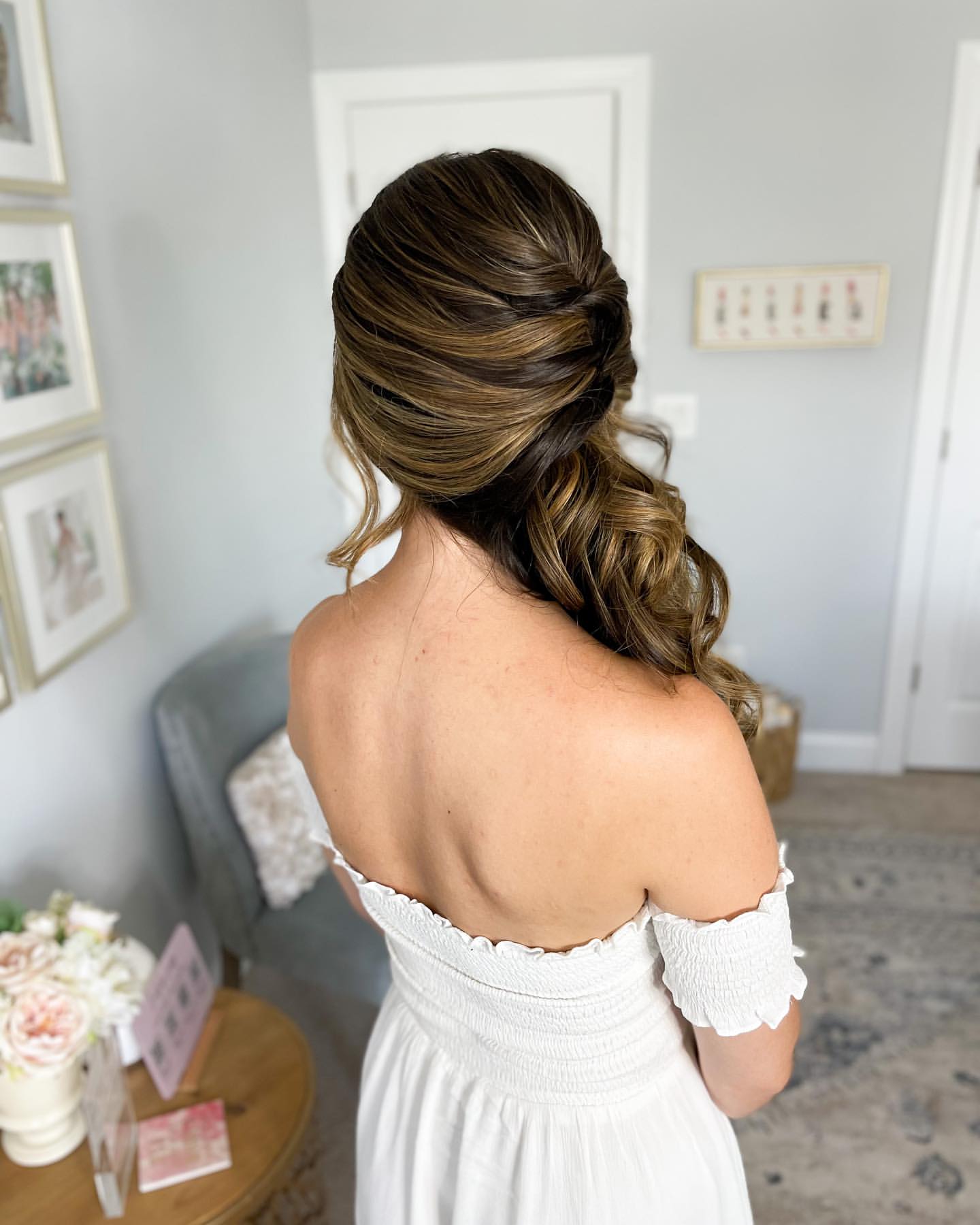 Side Swept Curls wedding2 | Beauty Birdie