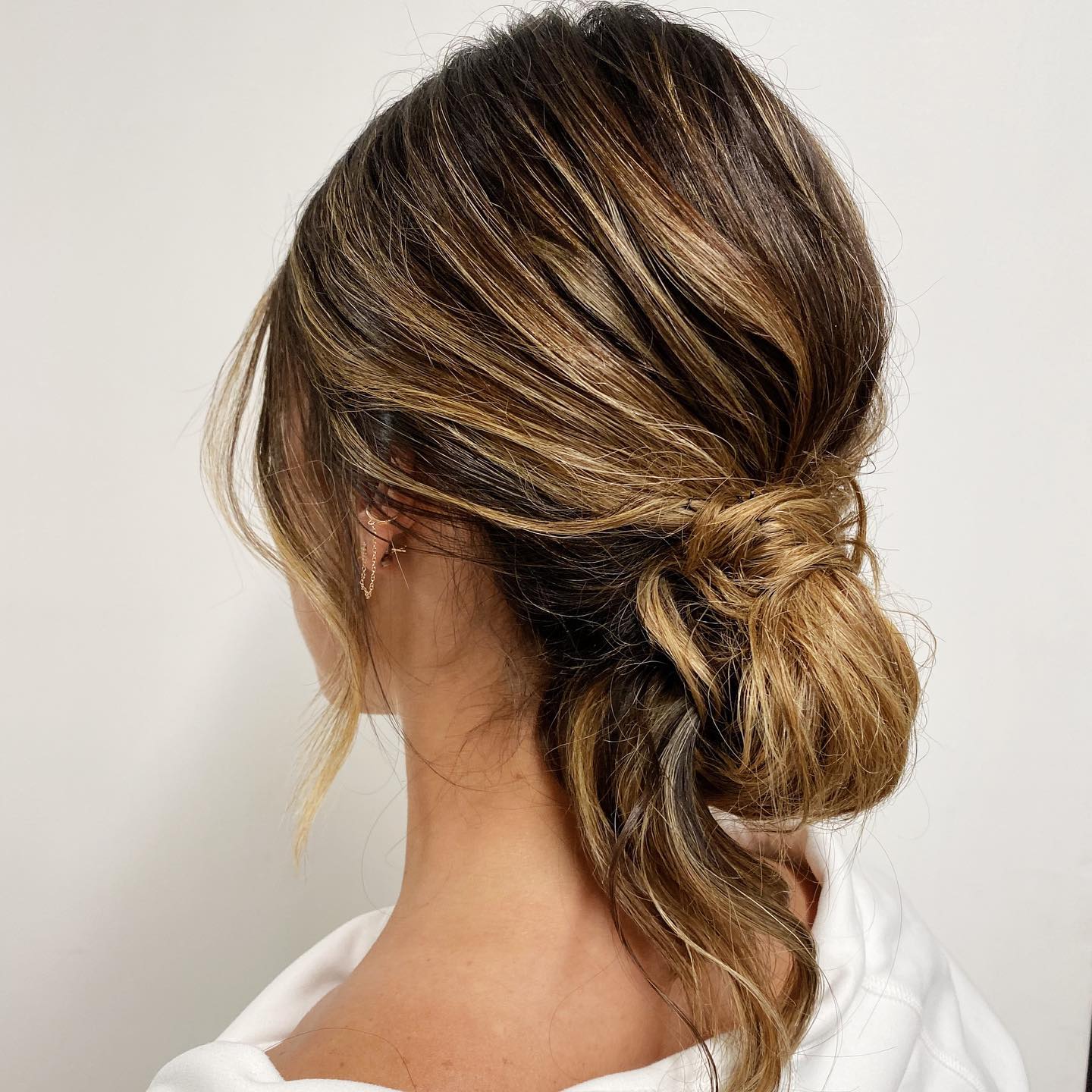 Sleek Low Knot | Beauty Birdie