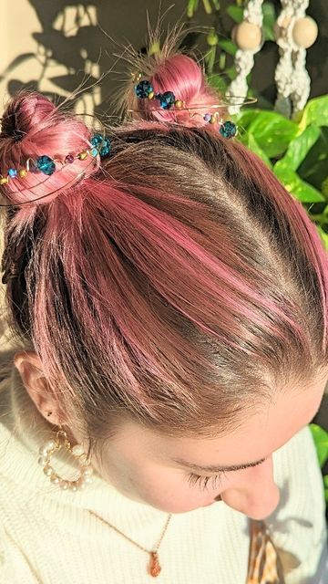 Space Buns with Hair Rings | Beauty Birdie