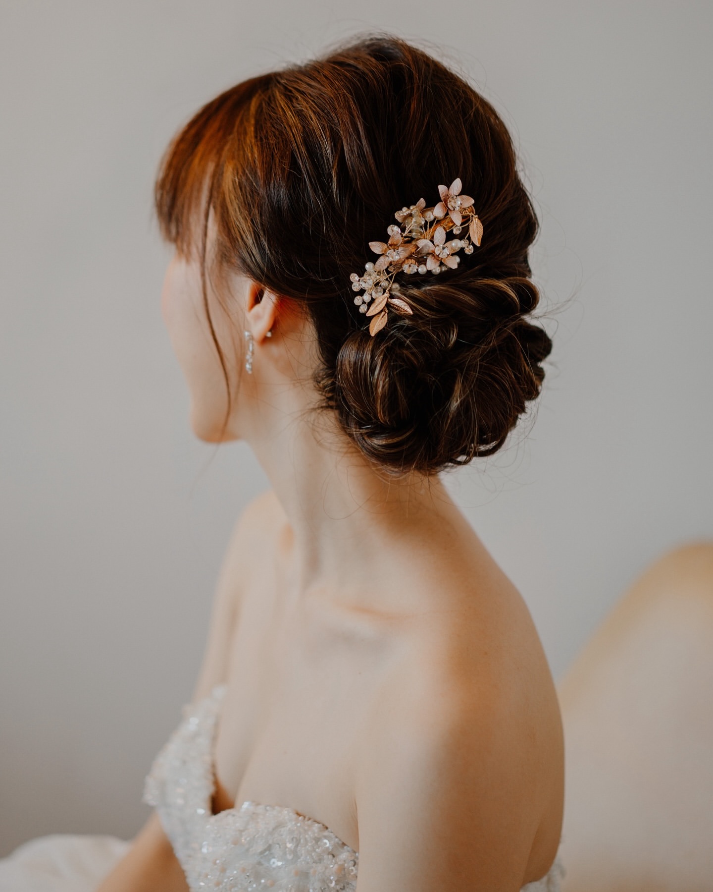 Voluminous Low bun wedding | Beauty Birdie