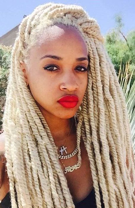 blonde senegalese twist | Beauty Birdie