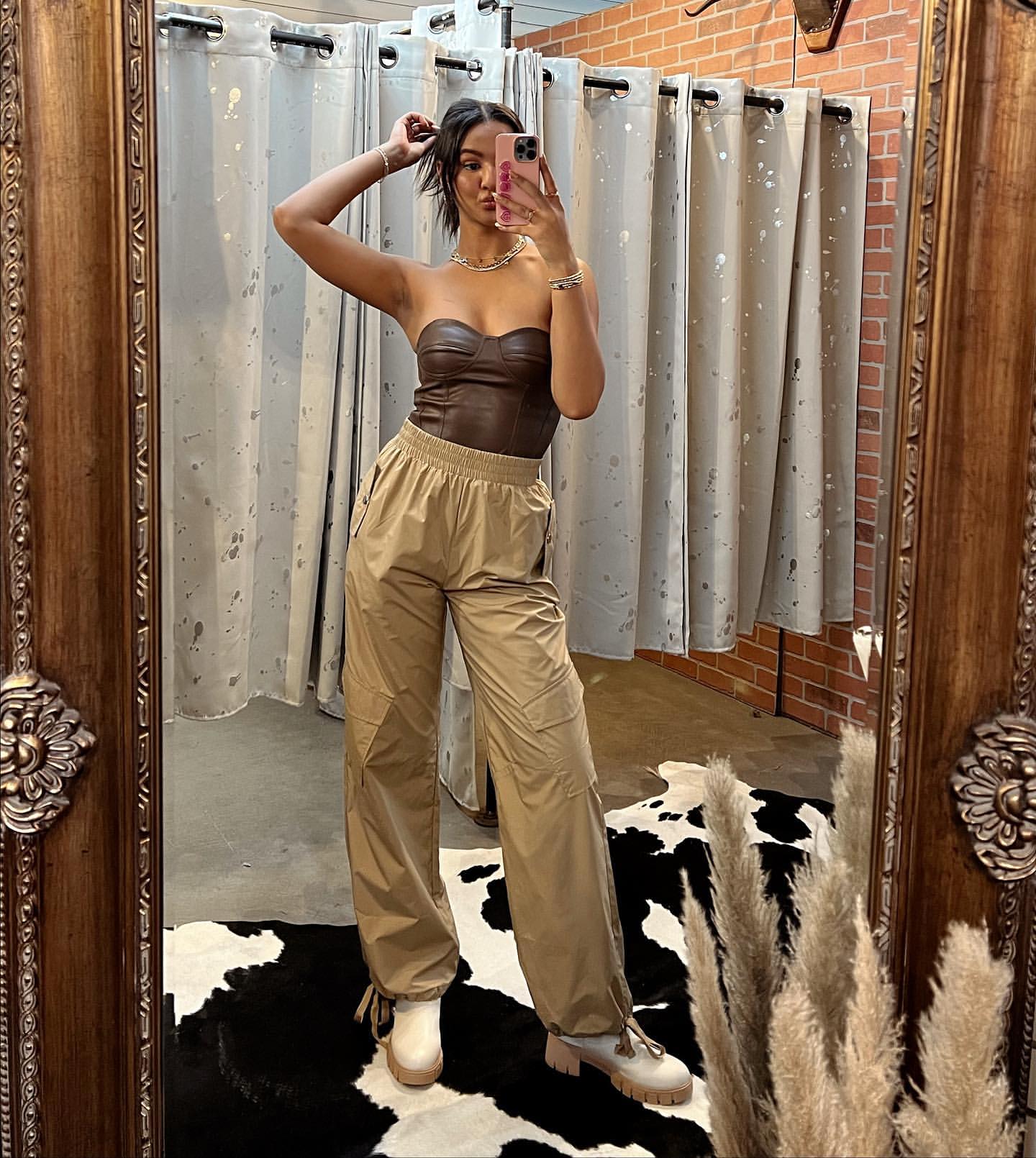 cargo pants crop tops grunge2024 | Beauty Birdie