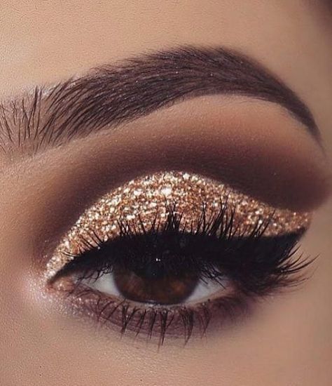 glitter for brown eyes | Beauty Birdie