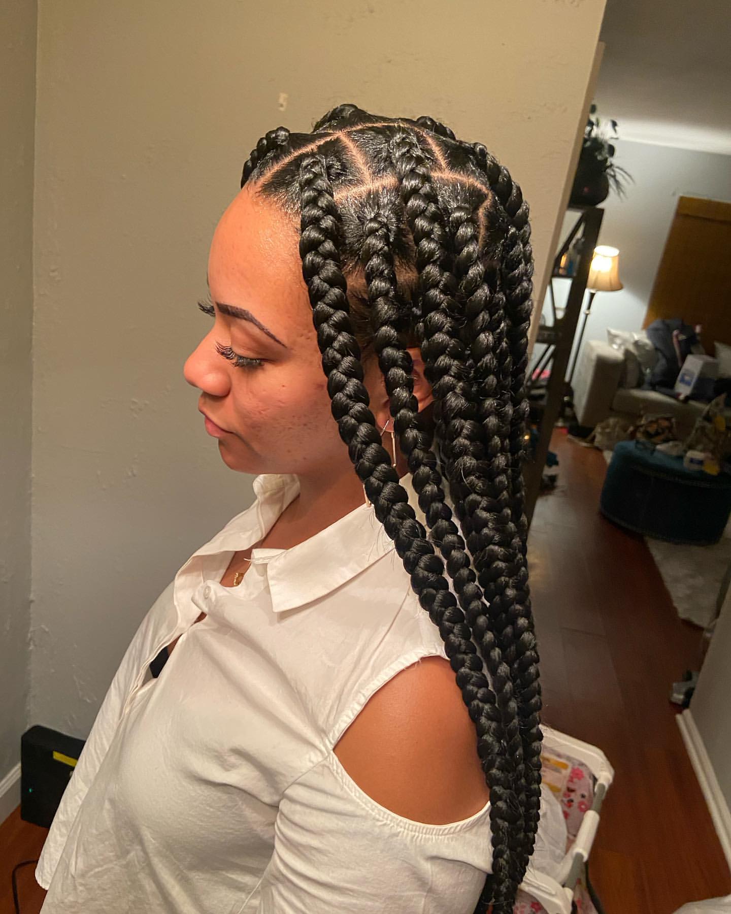 jumbo box braids | Beauty Birdie