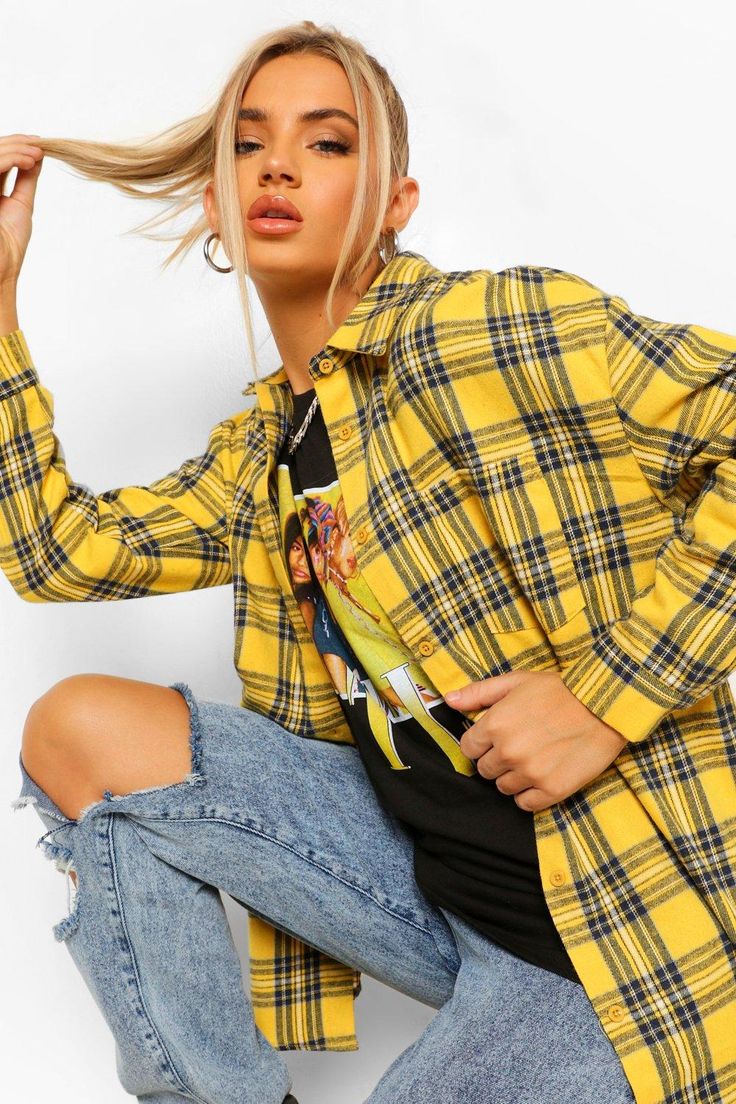 yellow black flannel | Beauty Birdie